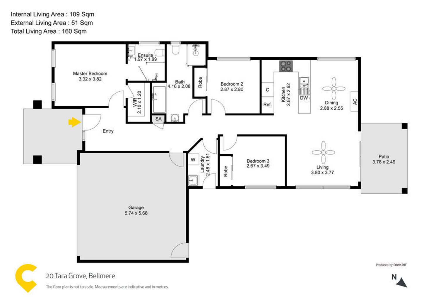Floorplan of Homely house listing, 20 Tara Grove, Bellmere QLD 4510