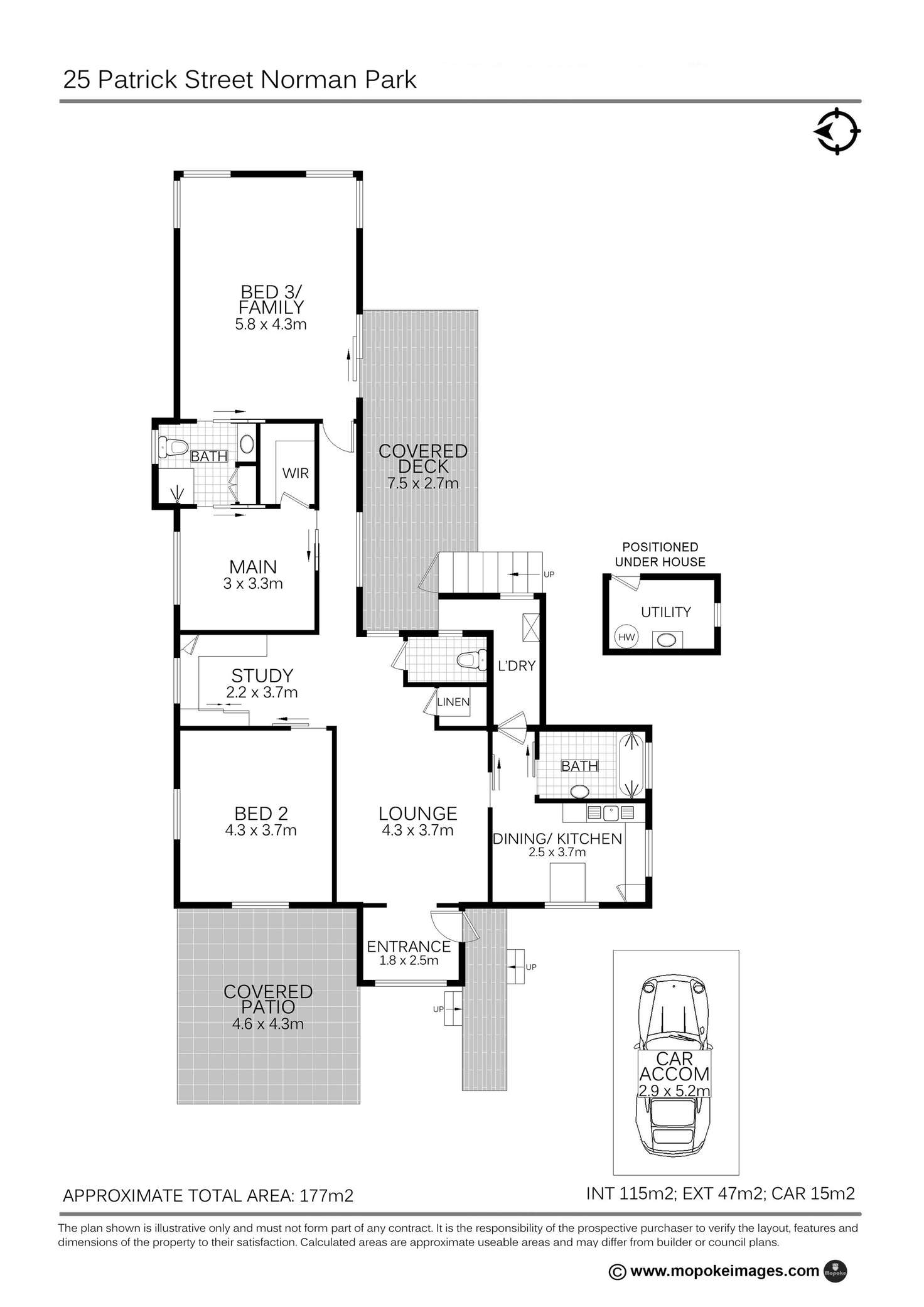 Floorplan of Homely house listing, 25 Patrick Street, Norman Park QLD 4170