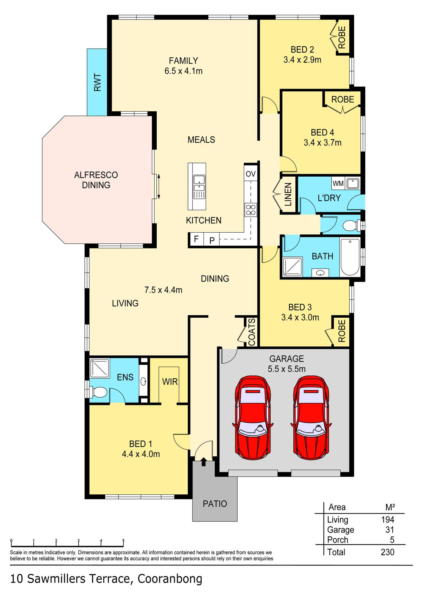 Floorplan of Homely house listing, 10 Sawmillers Terrace, Cooranbong NSW 2265