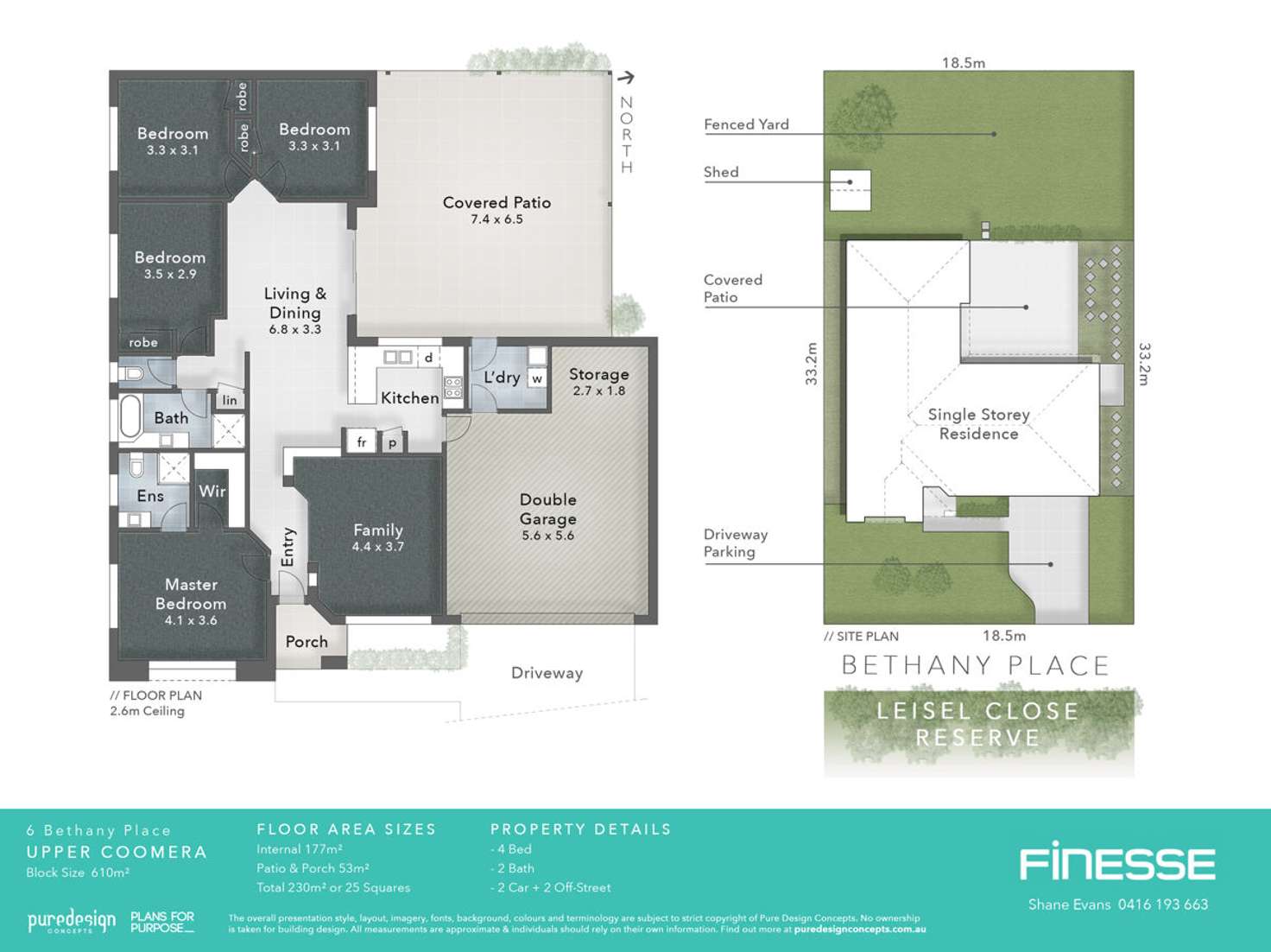 Floorplan of Homely house listing, 6 Bethany Place, Upper Coomera QLD 4209