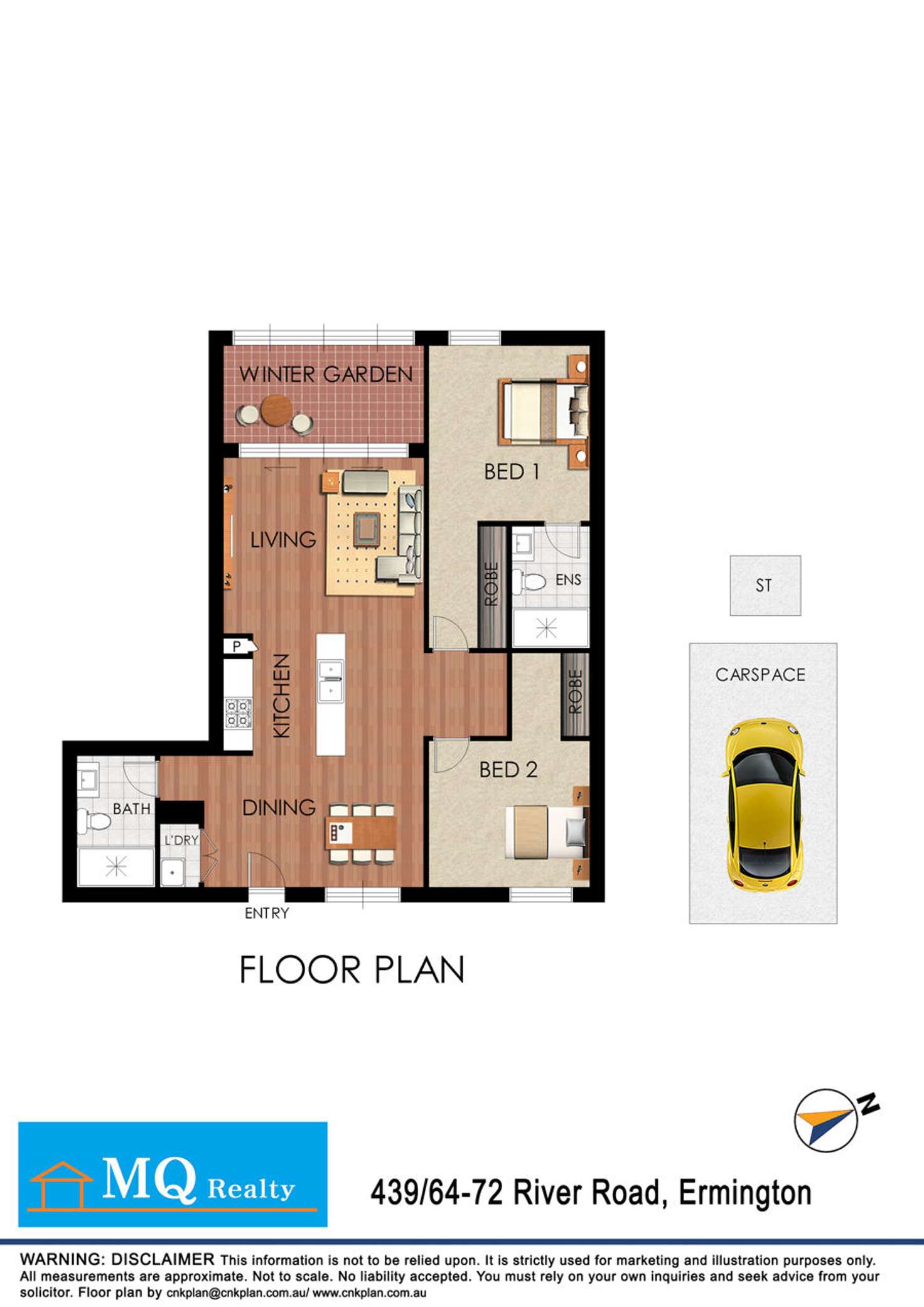 Floorplan of Homely apartment listing, 64-72 River Rd, Ermington NSW 2115