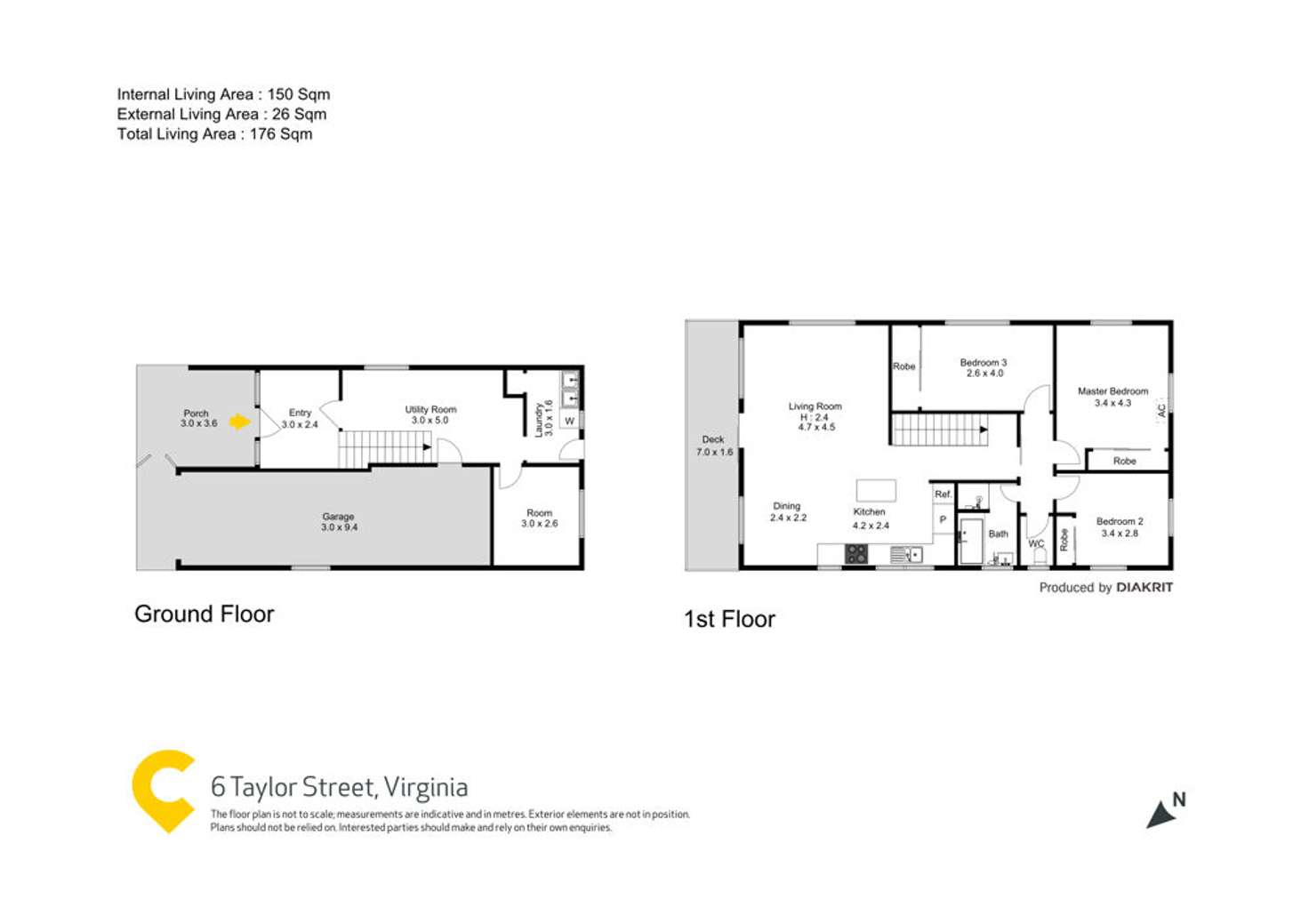 Floorplan of Homely house listing, 6 Taylor Street, Virginia QLD 4014