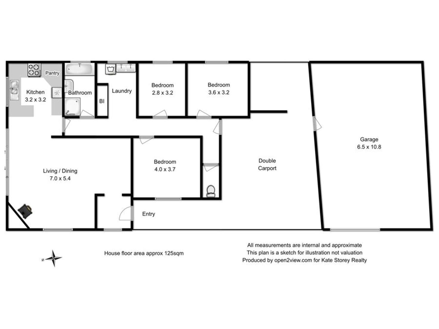 Floorplan of Homely house listing, 39 Abel Avenue, Port Arthur TAS 7182