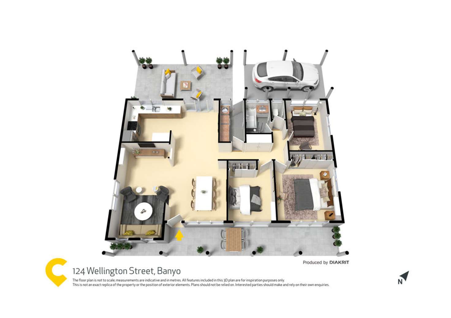 Floorplan of Homely house listing, 124 Wellington Street, Banyo QLD 4014