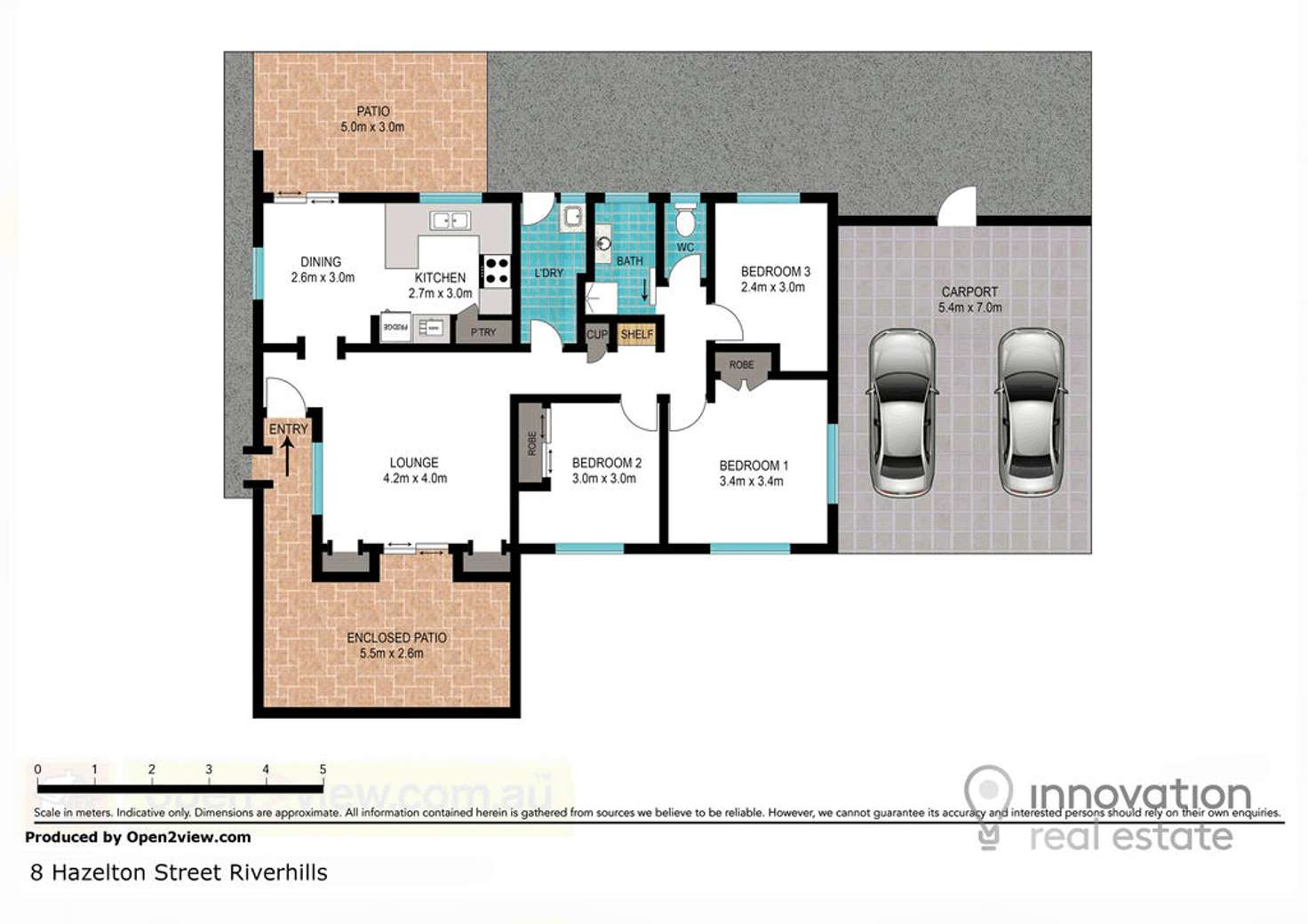 Floorplan of Homely house listing, 8 Hazelton St, Riverhills QLD 4074