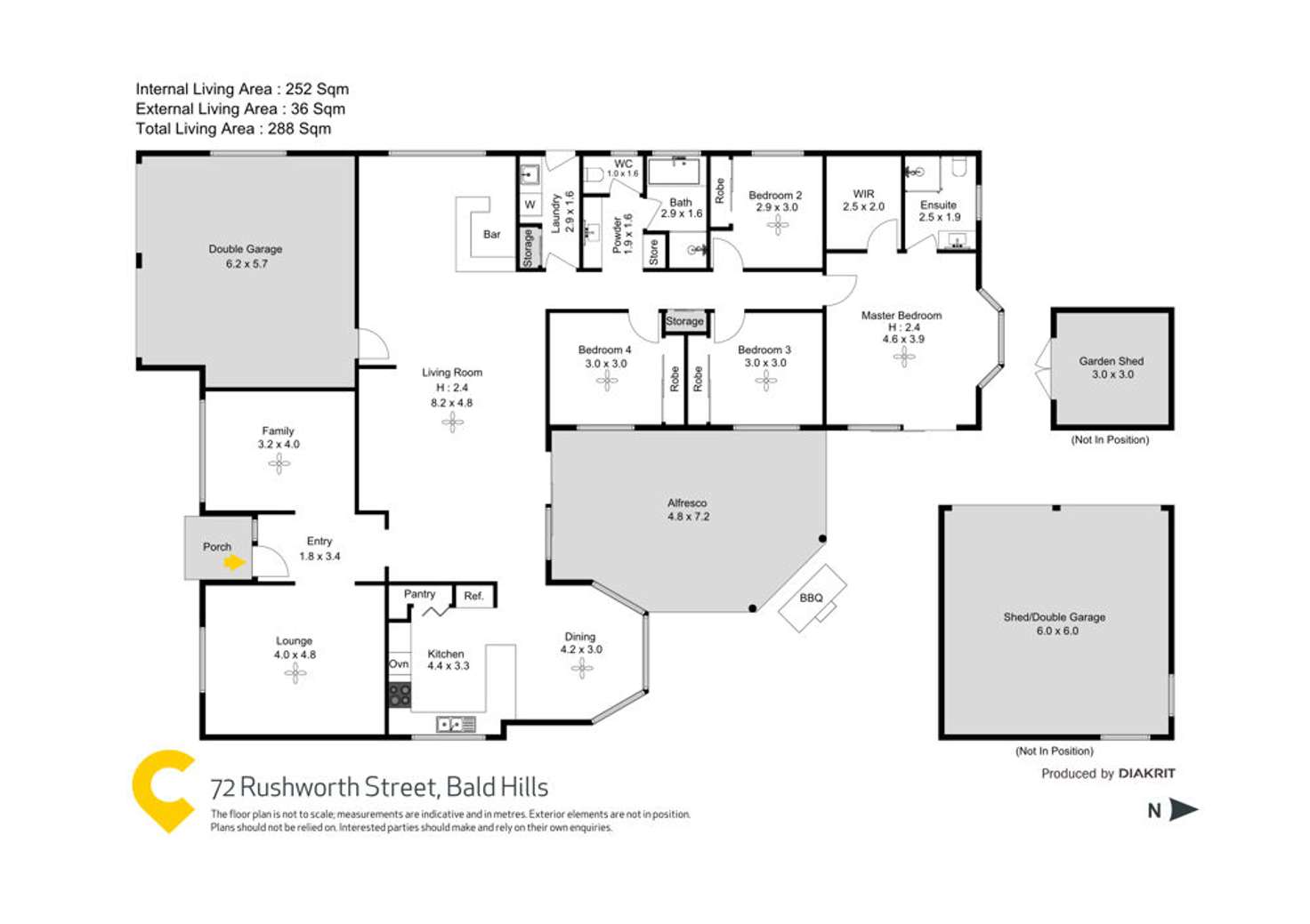 Floorplan of Homely house listing, 72 Rushworth Street, Bald Hills QLD 4036