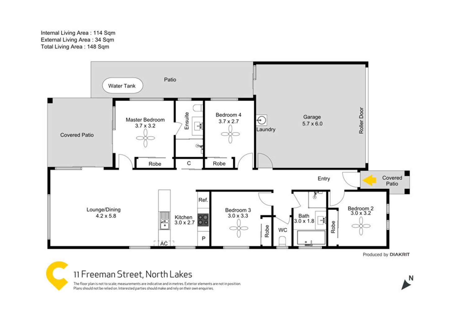 Floorplan of Homely house listing, 11 Freeman Street, North Lakes QLD 4509