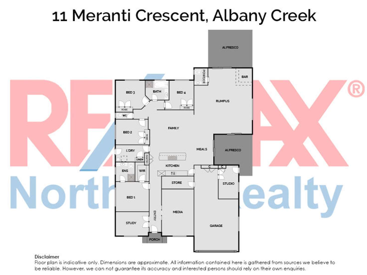 Floorplan of Homely house listing, 11 Meranti  Crescent, Albany Creek QLD 4035