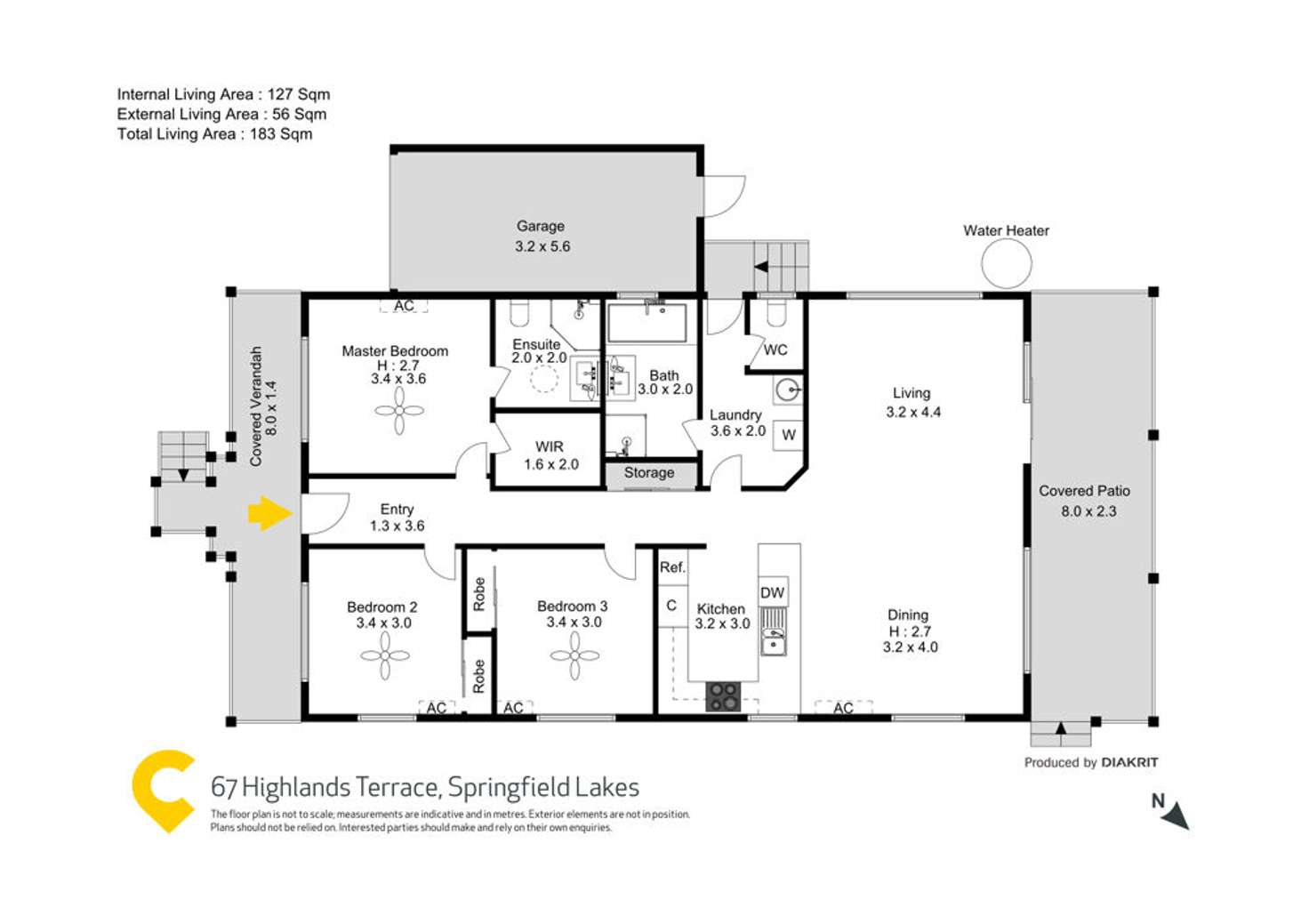 Floorplan of Homely house listing, 67 Highlands Terrace, Springfield Lakes QLD 4300