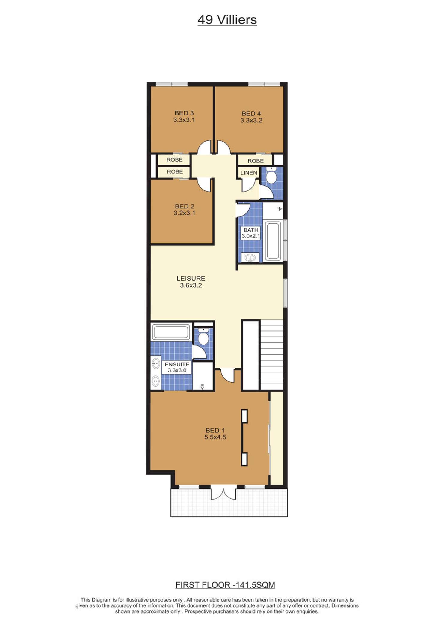 Floorplan of Homely house listing, 49 Villiers Street, Lota QLD 4179