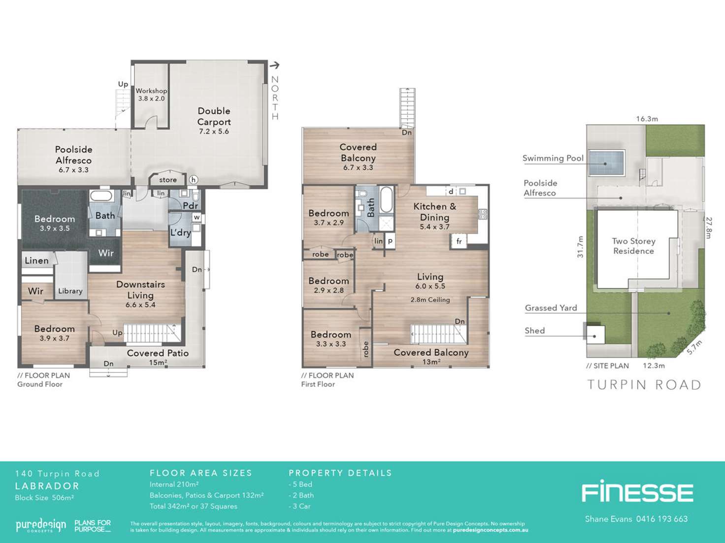 Floorplan of Homely house listing, 140 Turpin Road, Labrador QLD 4215