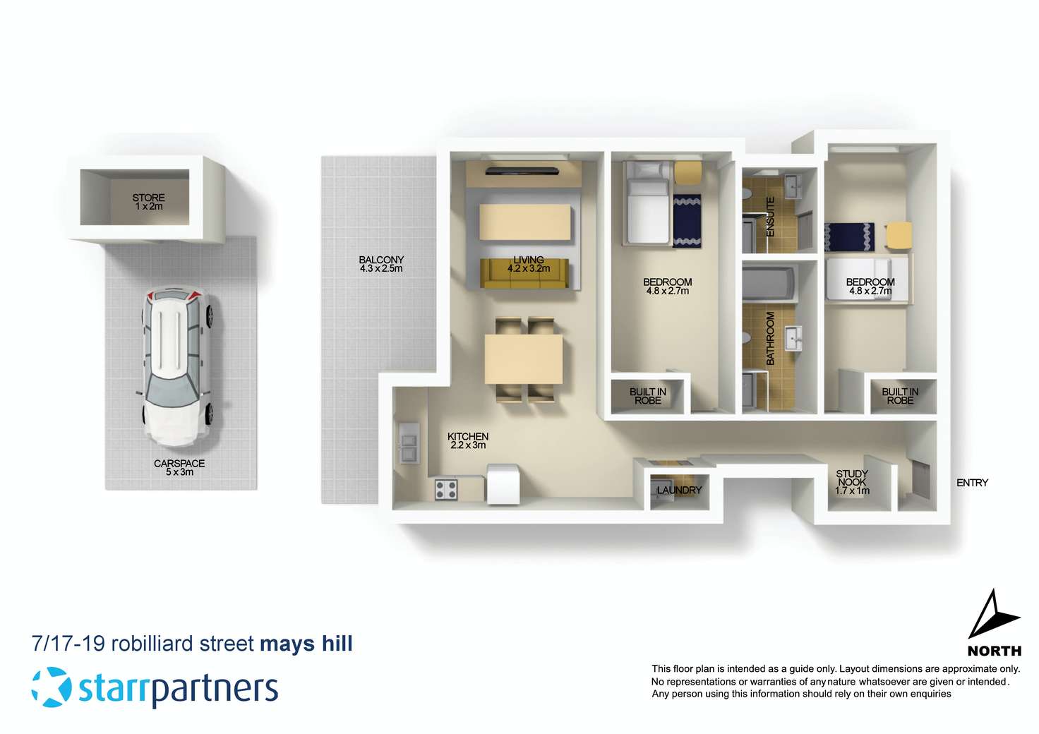 Floorplan of Homely unit listing, 7/17-19 Robilliard Street, Westmead NSW 2145