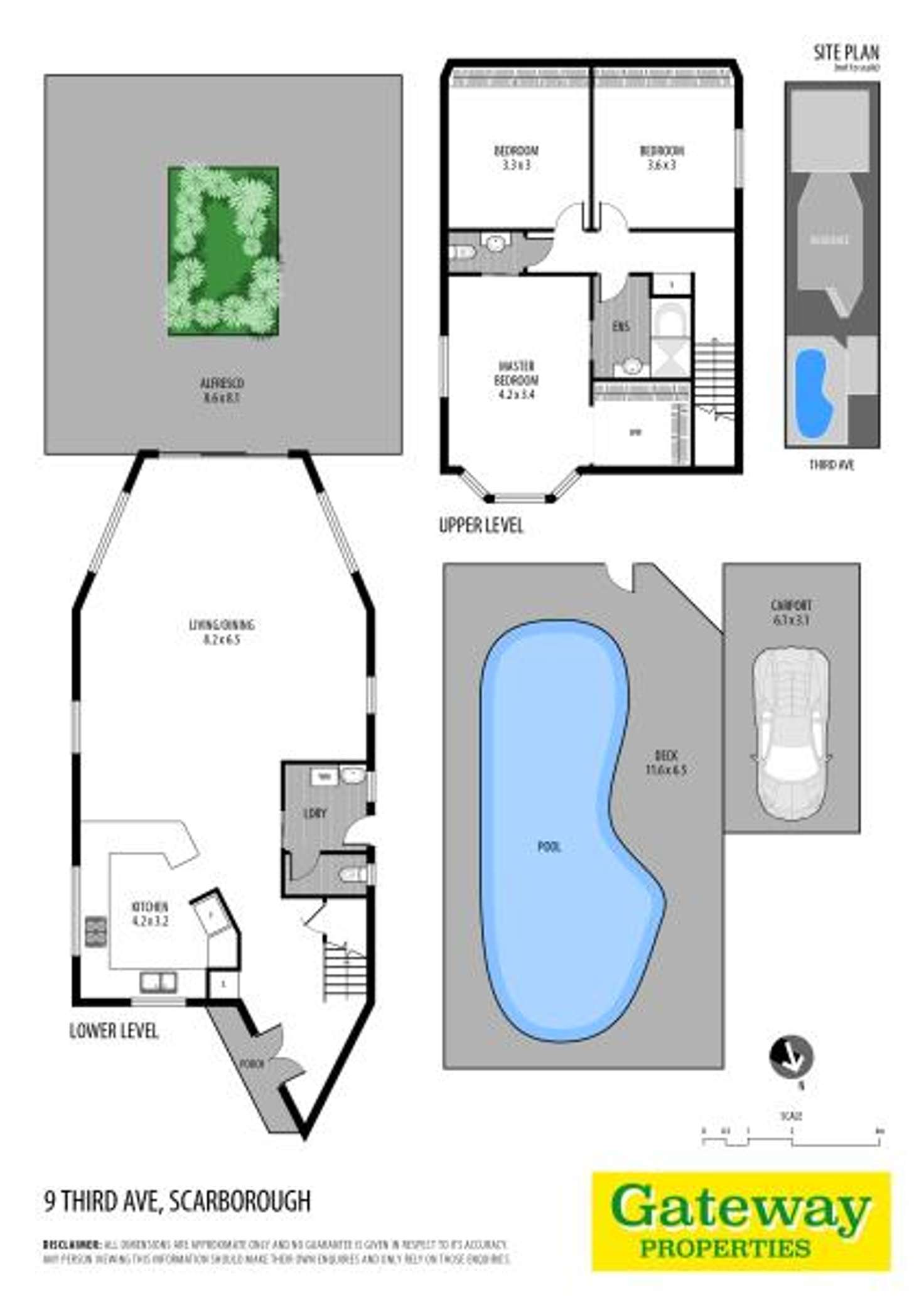 Floorplan of Homely house listing, 9 THIRD AVENUE, Scarborough QLD 4020