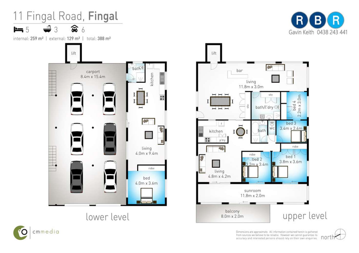 Floorplan of Homely house listing, 11 Fingal Road, Fingal Head NSW 2487