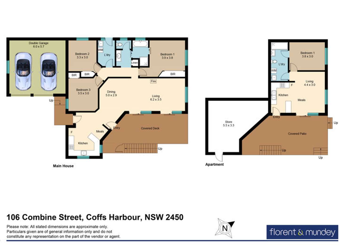 Floorplan of Homely house listing, 106 Combine St, Coffs Harbour NSW 2450
