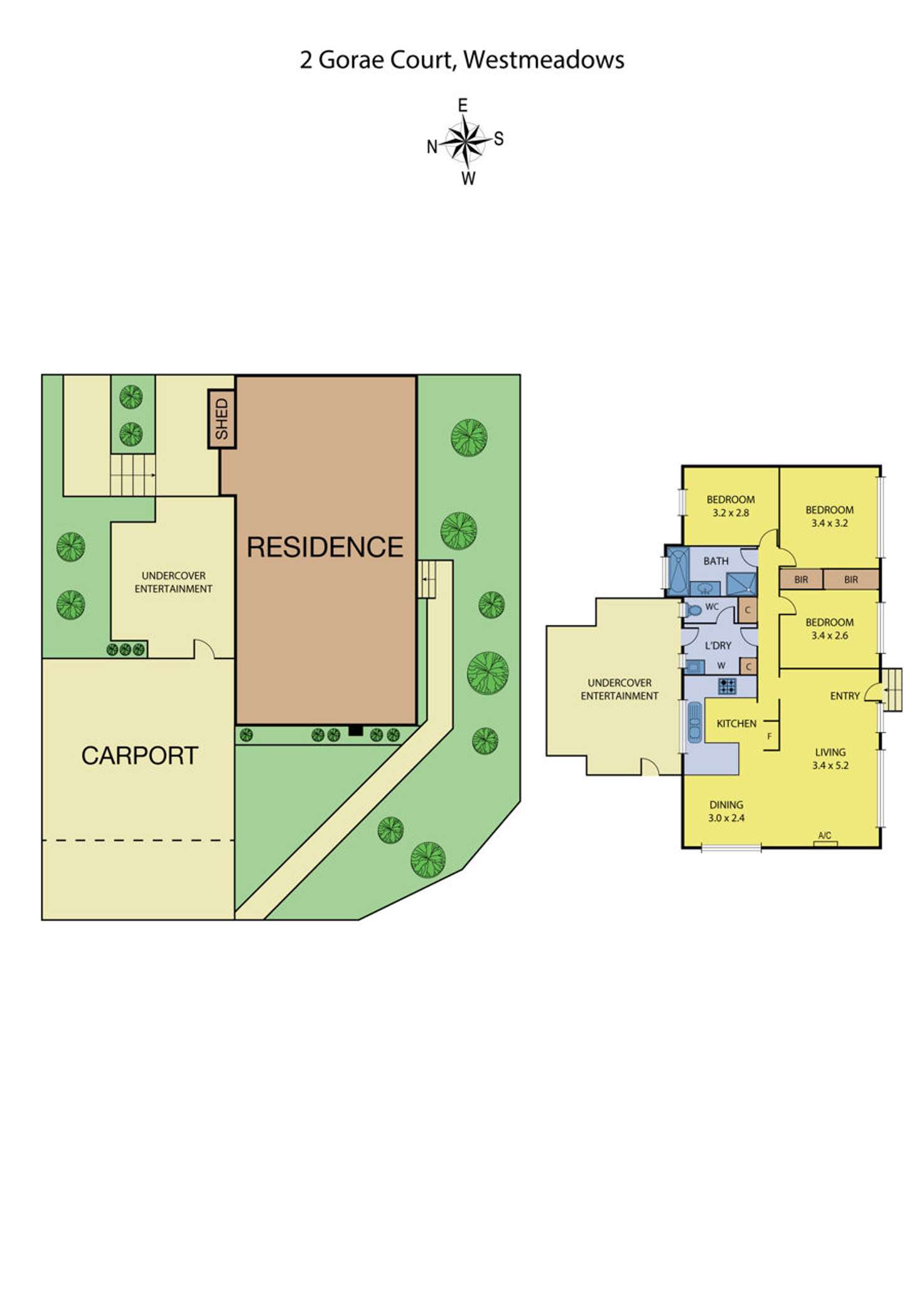 Floorplan of Homely house listing, 2 Gorae Court, Westmeadows VIC 3049