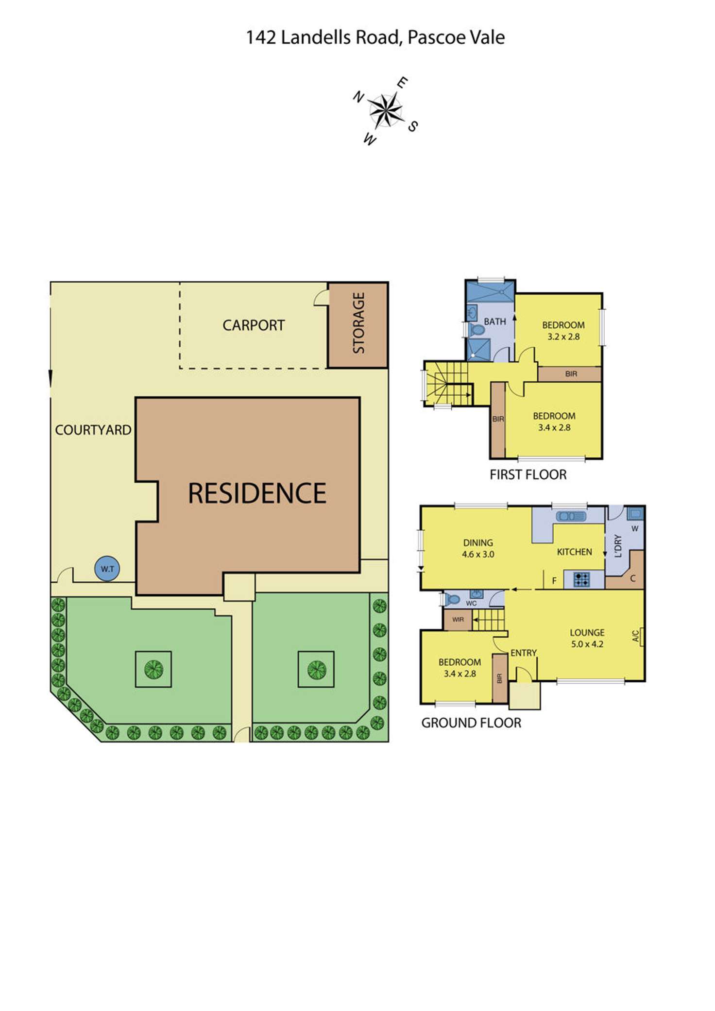 Floorplan of Homely house listing, 142 Landells Road, Pascoe Vale VIC 3044