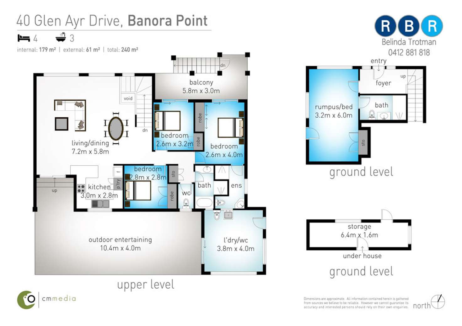 Floorplan of Homely house listing, 40 Glen Ayr Drive, Banora Point NSW 2486