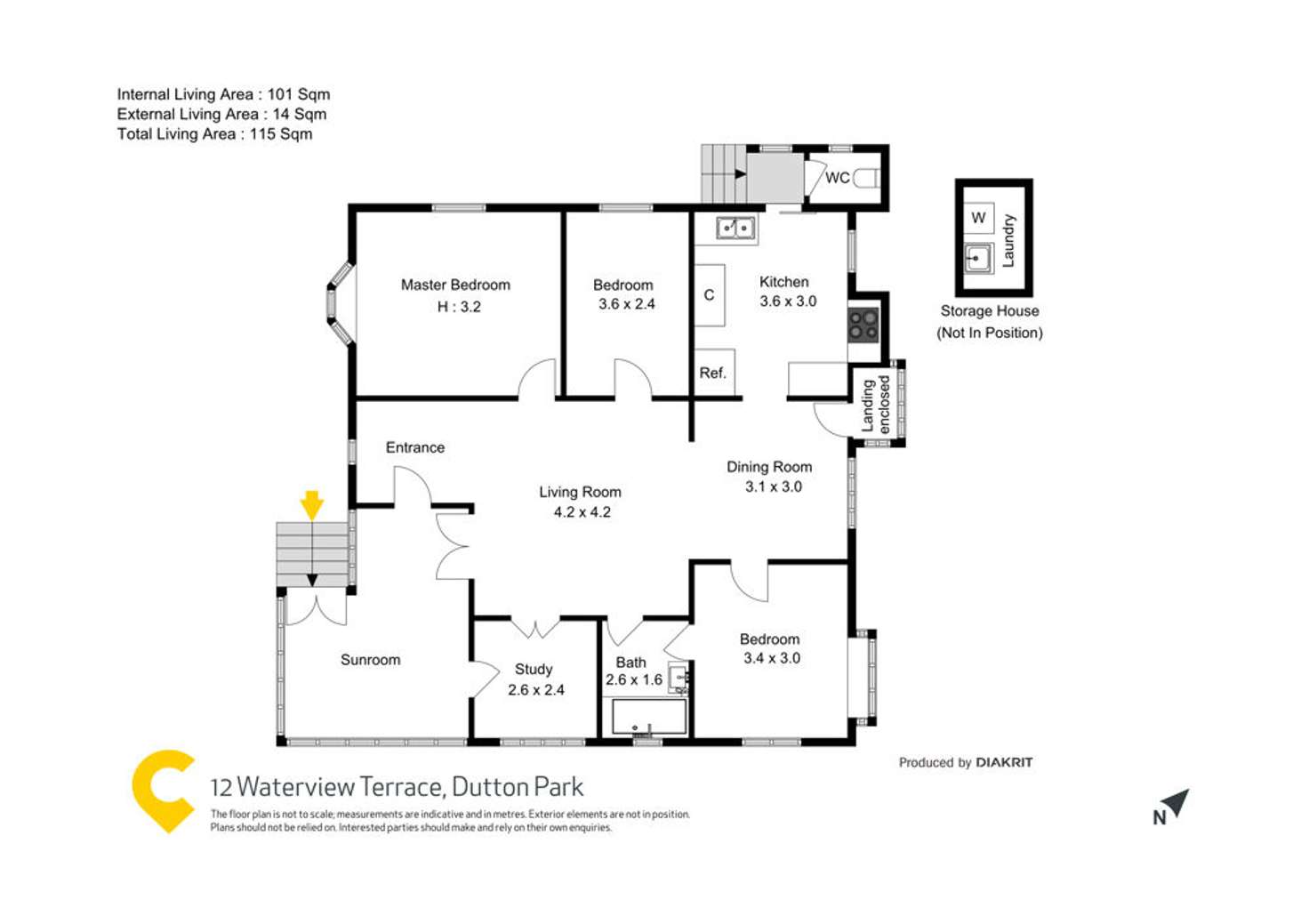Floorplan of Homely house listing, 12 Waterview Terrace, Dutton Park QLD 4102