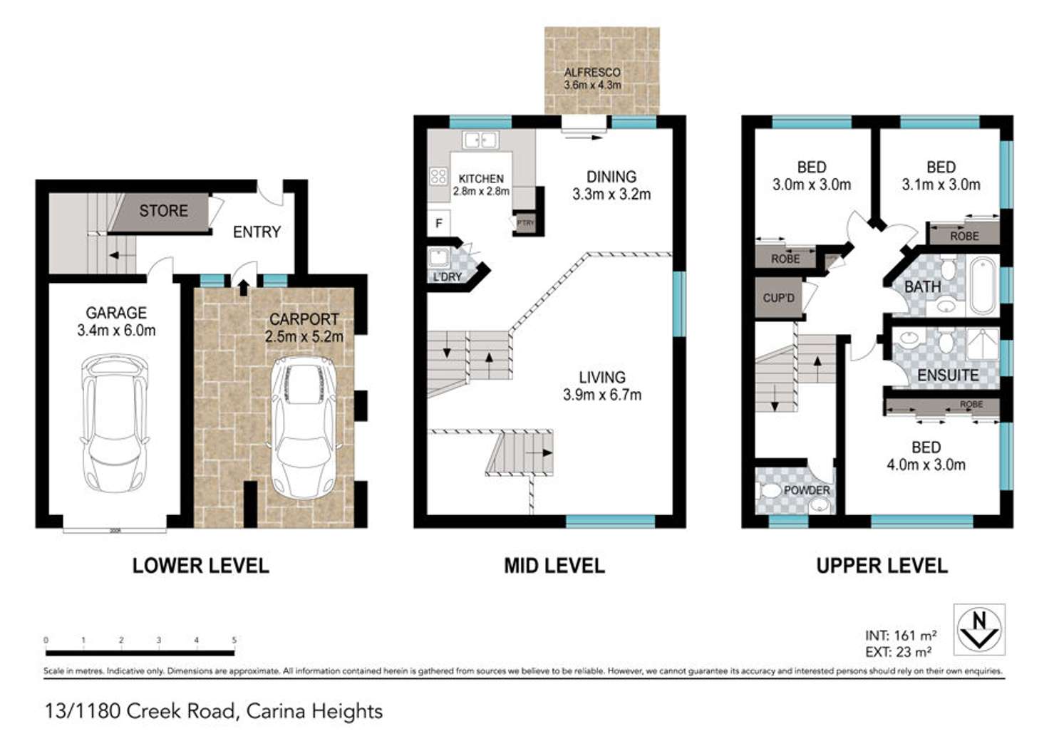 Floorplan of Homely townhouse listing, 13/1180 Creek Road, Carina Heights QLD 4152