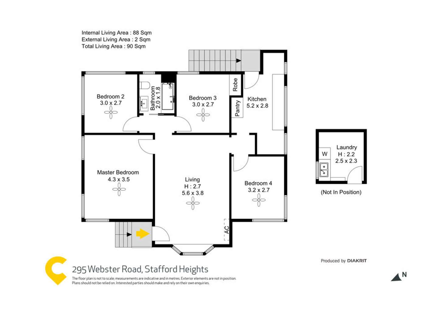 Floorplan of Homely house listing, 295 Webster Road, Stafford Heights QLD 4053
