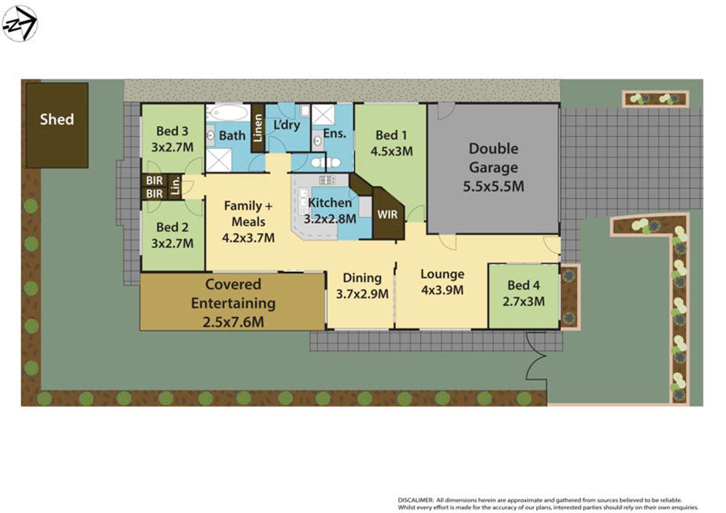 Floorplan of Homely house listing, 4 Filante Street, Kellyville Ridge NSW 2155