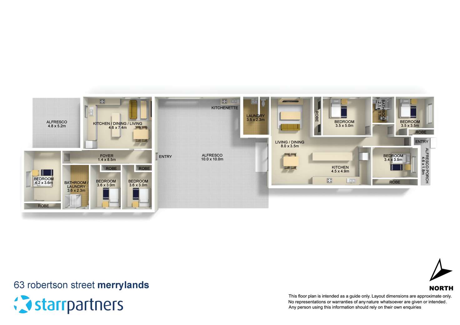 Floorplan of Homely house listing, 63 Robertson Street, Merrylands NSW 2160