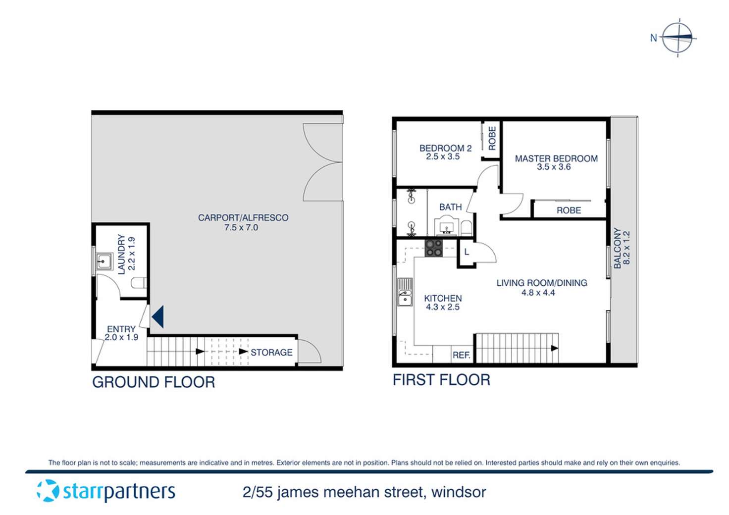 Floorplan of Homely house listing, 2/55 James Meehan Street, Windsor NSW 2756