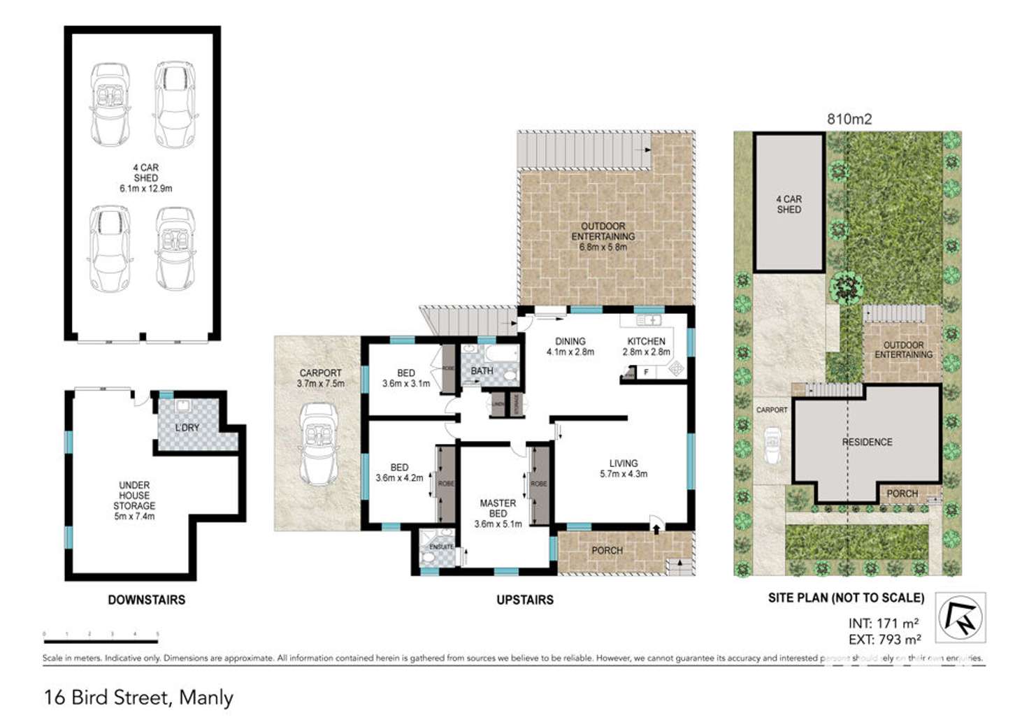 Floorplan of Homely house listing, 16 Bird Street, Manly QLD 4179