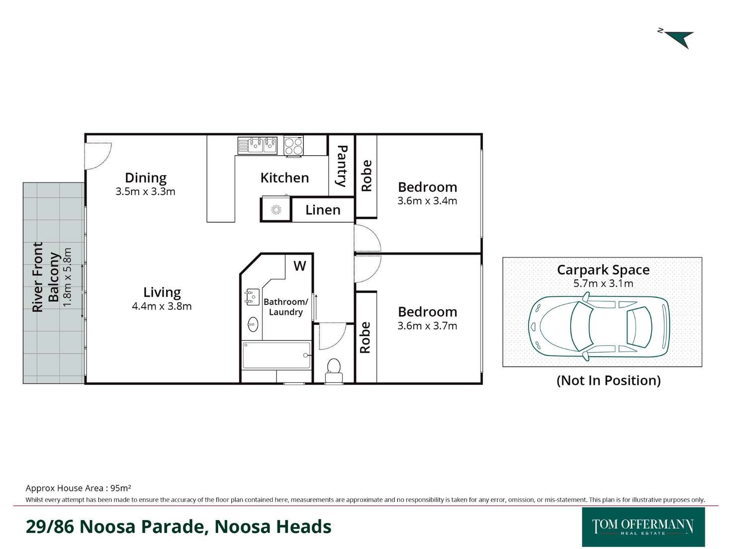 Floorplan of Homely unit listing, 29/86 Noosa Parade, Noosa Heads QLD 4567