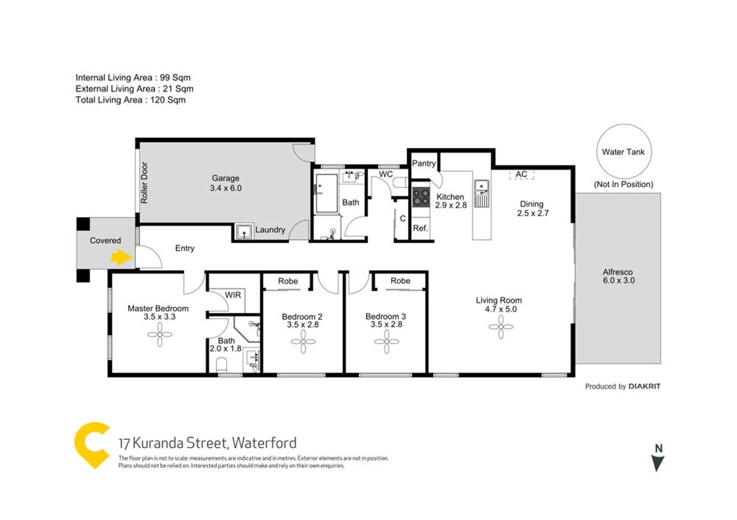 Floorplan of Homely house listing, z17 Kuranda Street, Waterford QLD 4133