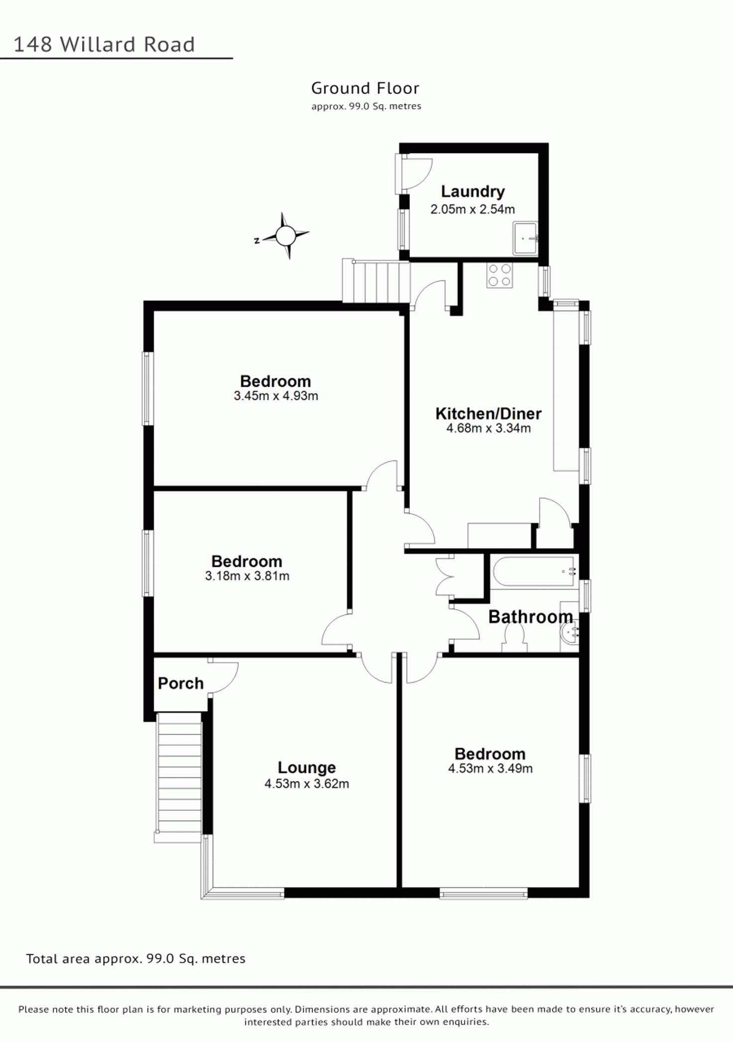 Floorplan of Homely house listing, 148 Willard Street, Carina Heights QLD 4152
