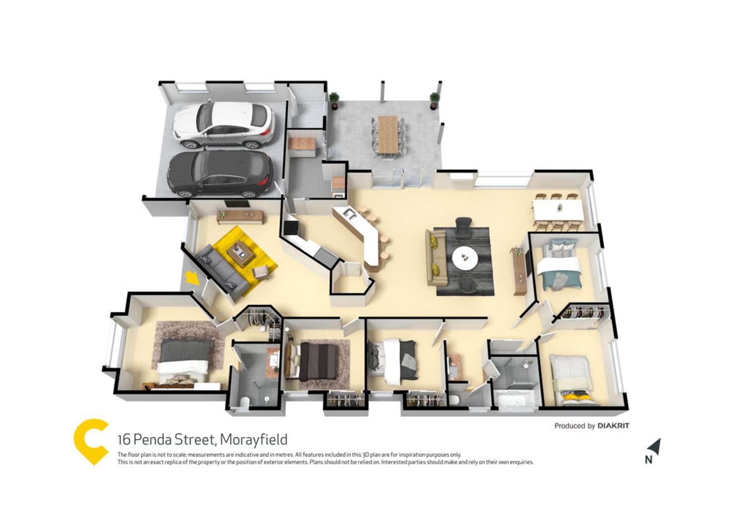 Floorplan of Homely house listing, 16 Penda Street, Morayfield QLD 4506