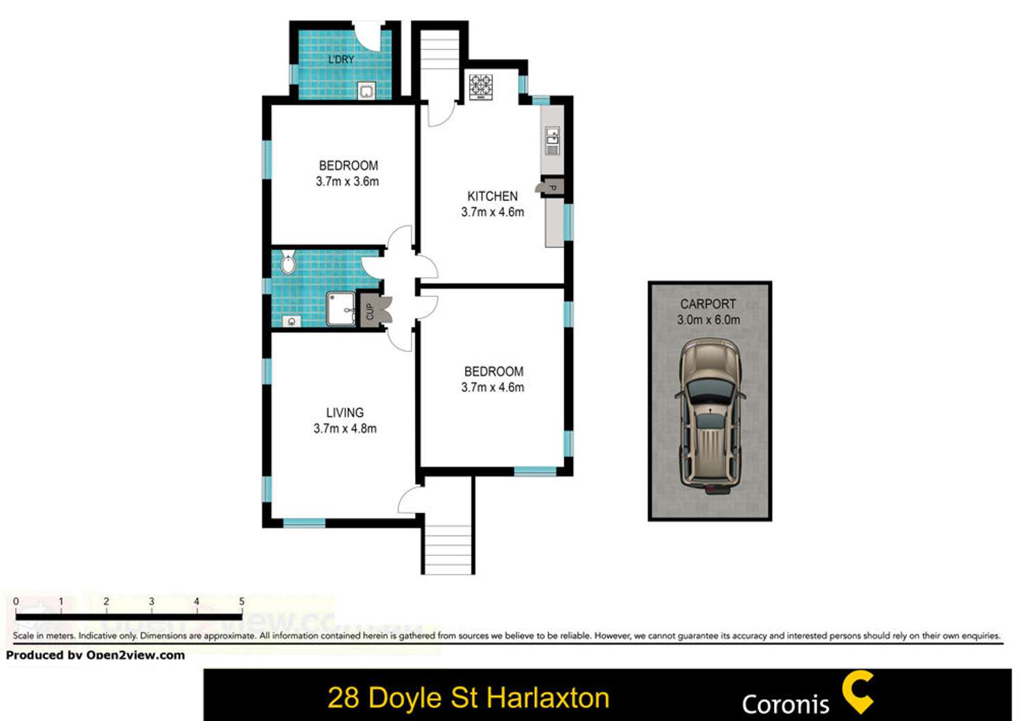 Floorplan of Homely house listing, 28 Doyle street, Harlaxton QLD 4350