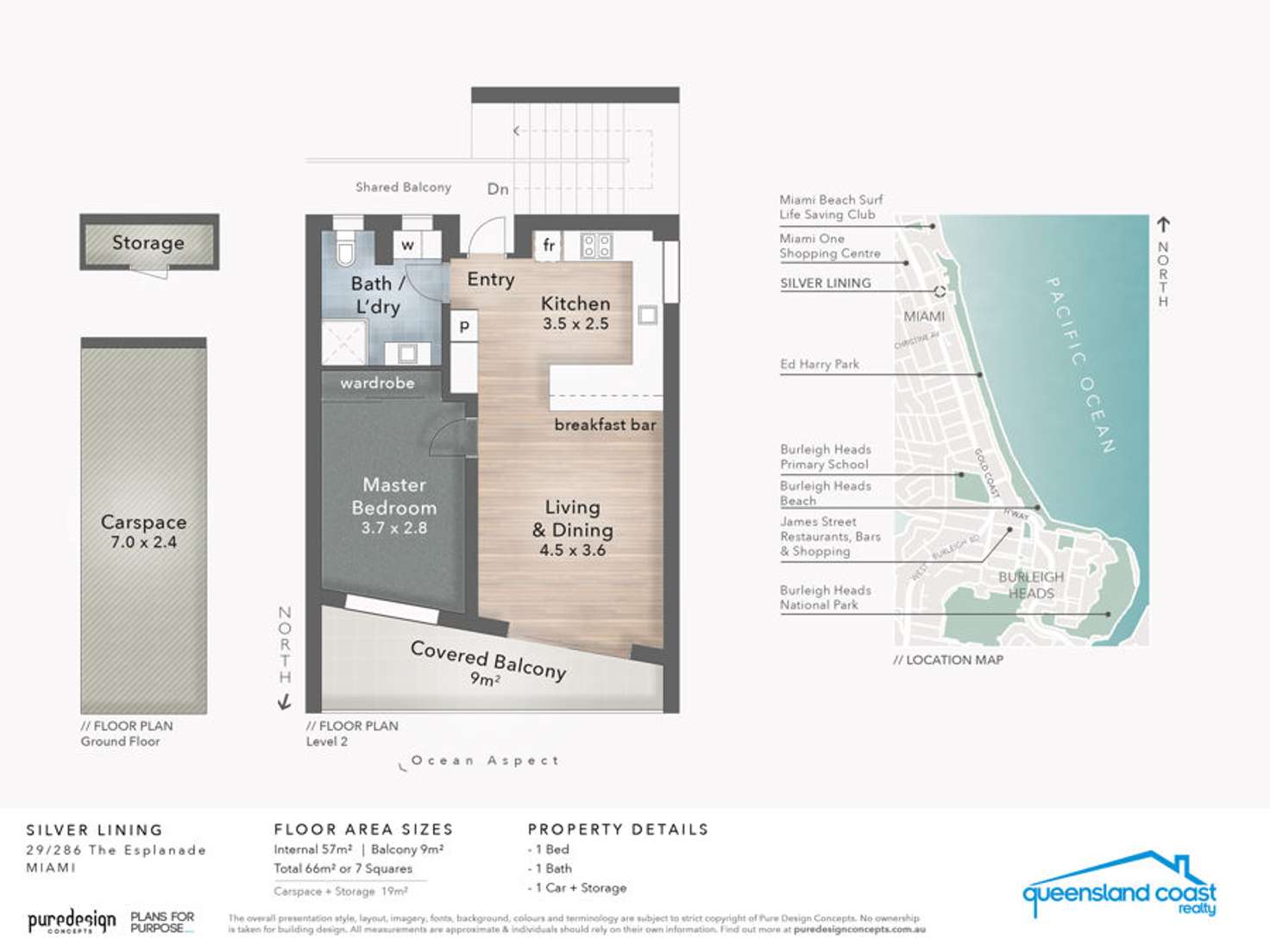 Floorplan of Homely unit listing, 29/286 The Esplanade, Miami QLD 4220