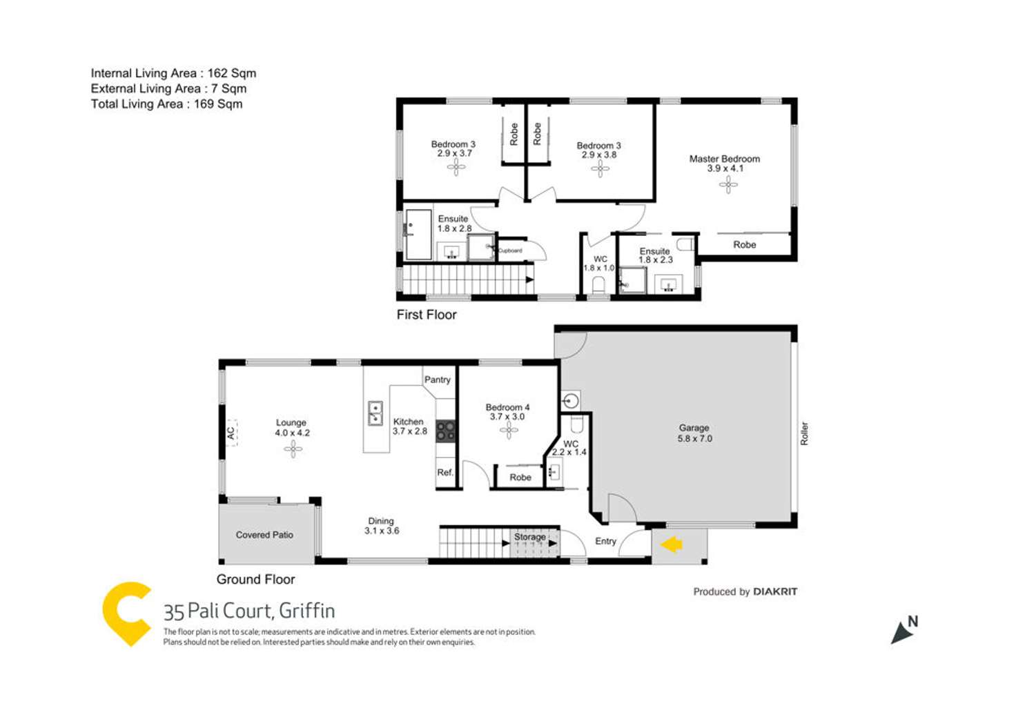 Floorplan of Homely house listing, 35 Pali Court, Griffin QLD 4503