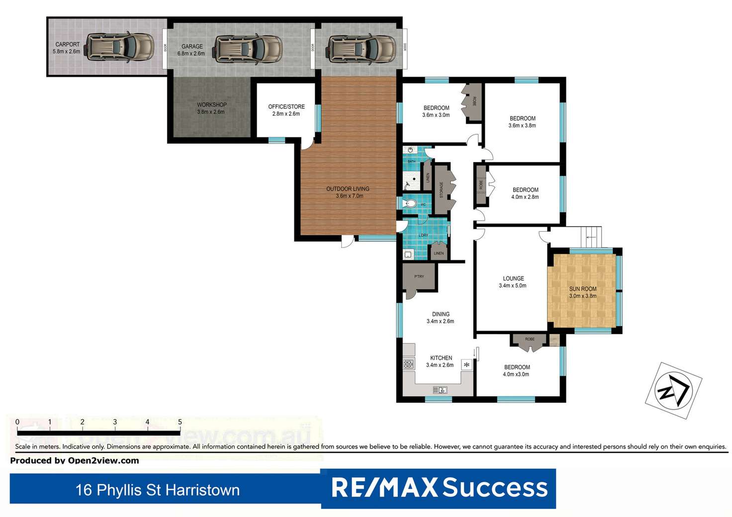 Floorplan of Homely house listing, 16 Phyllis Street, Harristown QLD 4350