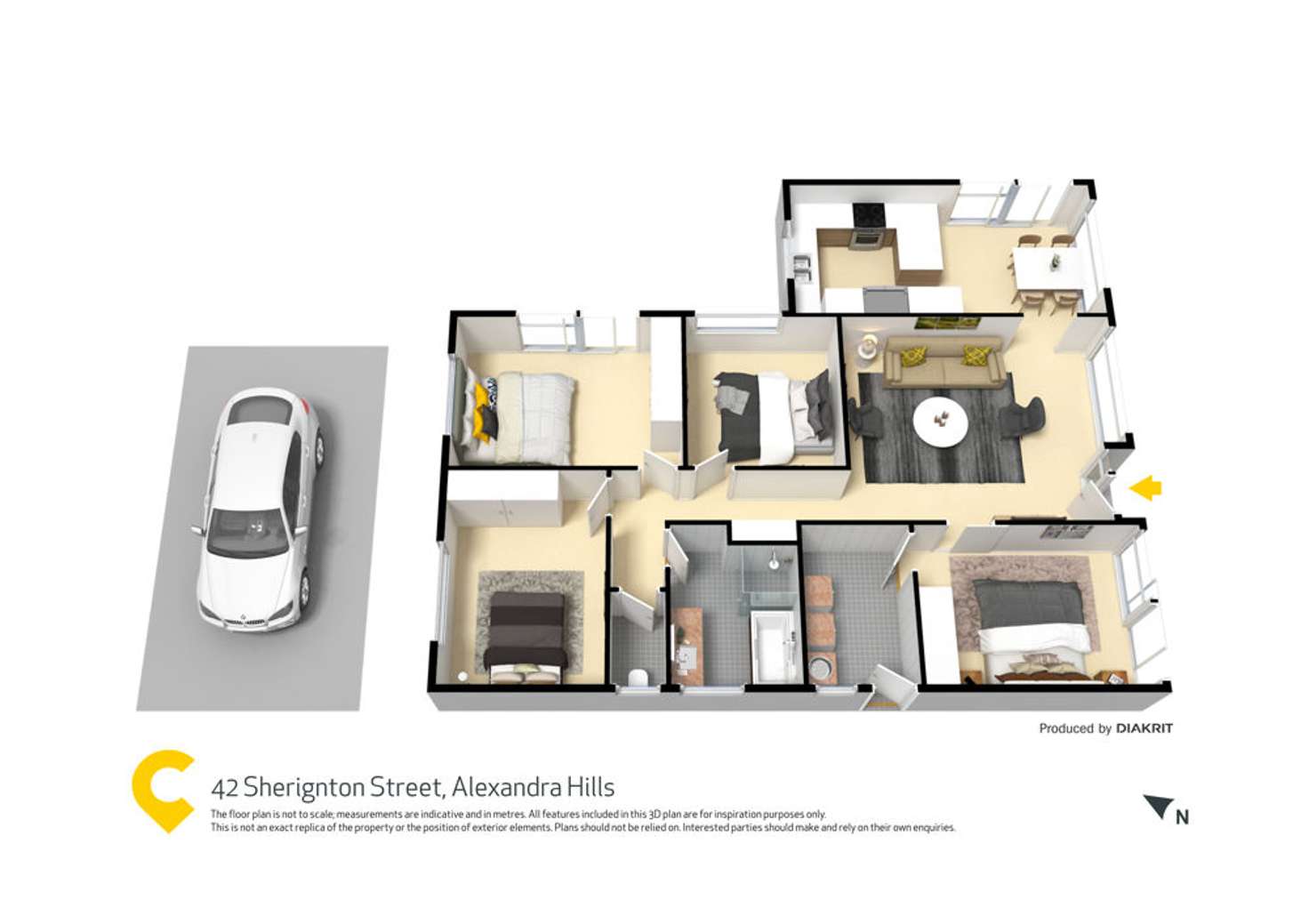 Floorplan of Homely house listing, 42 Sherington Street, Alexandra Hills QLD 4161