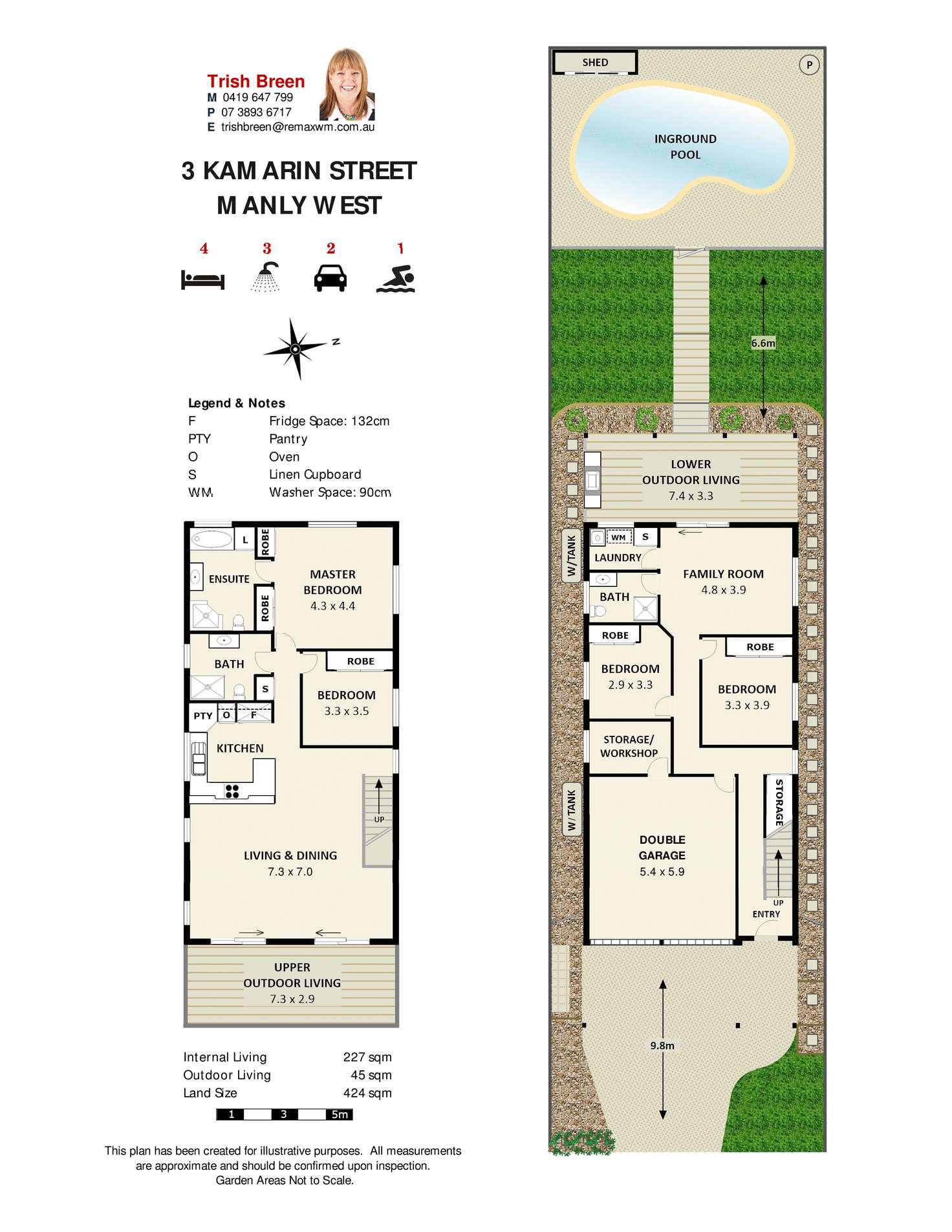 Floorplan of Homely house listing, 3 Kamarin St, Manly West QLD 4179