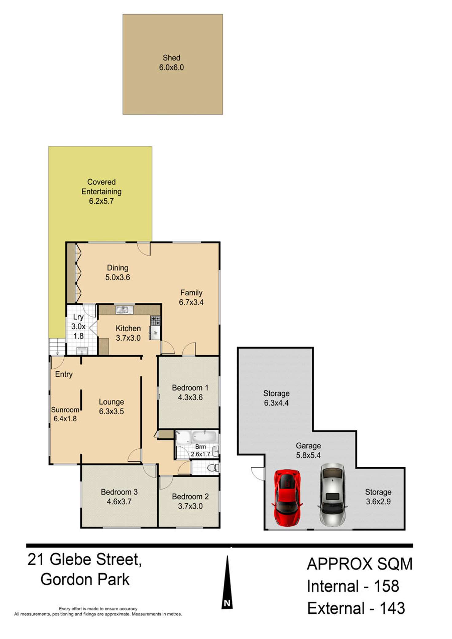 Floorplan of Homely house listing, 21 Glebe Street, Gordon Park QLD 4031