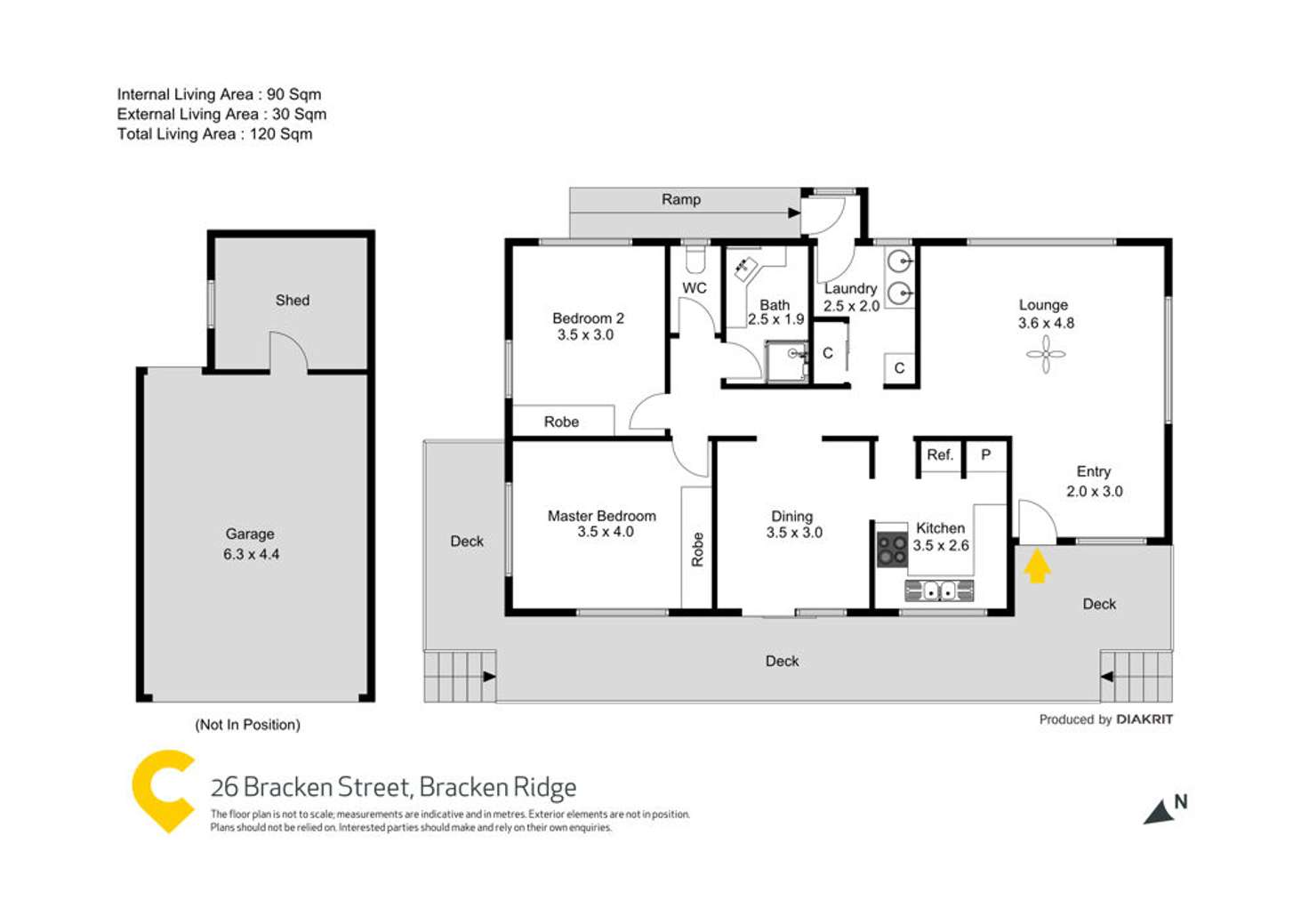 Floorplan of Homely house listing, 26 Bracken Street, Bracken Ridge QLD 4017