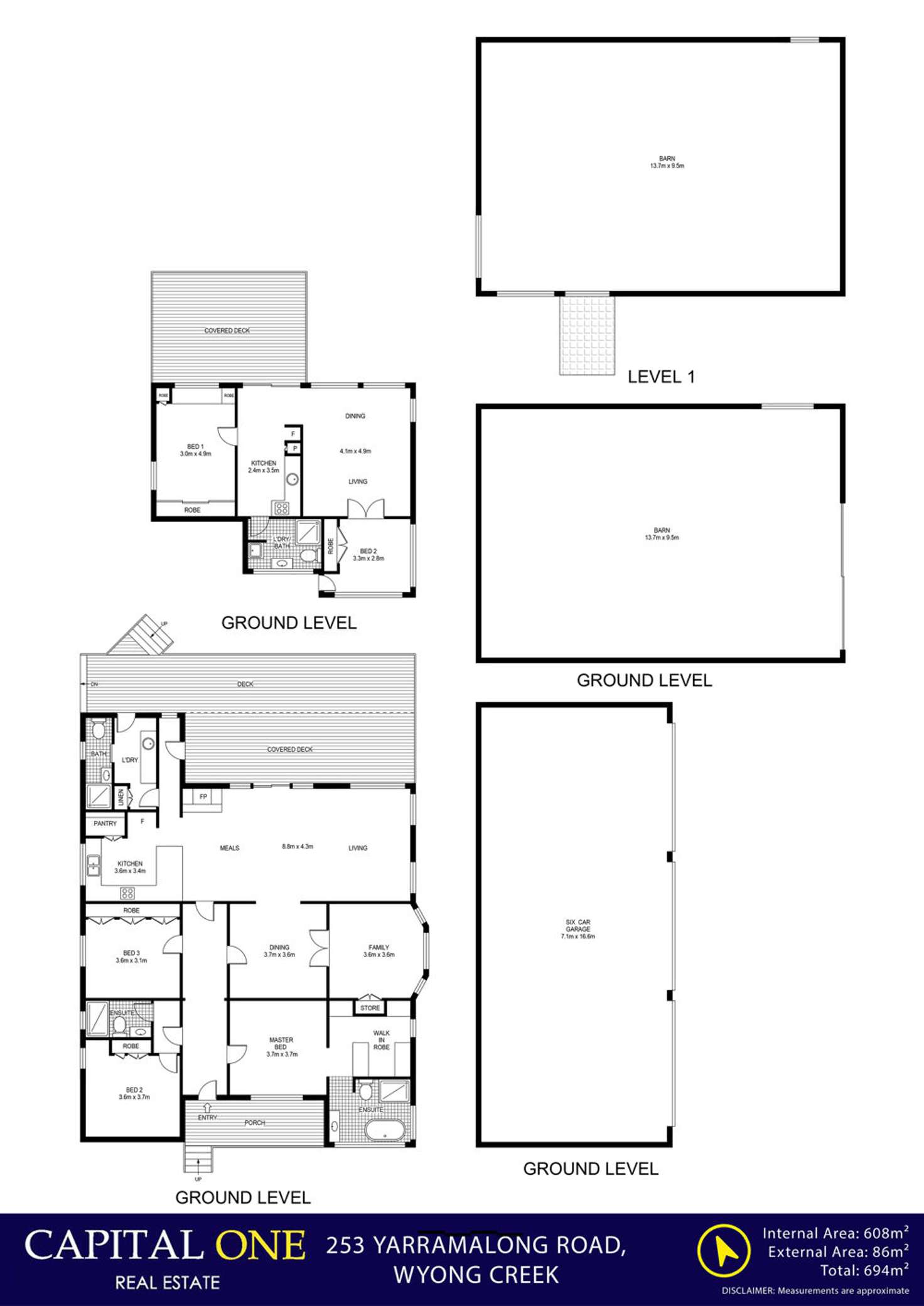 Floorplan of Homely acreageSemiRural listing, 253 Yarramalong Road, Wyong Creek NSW 2259