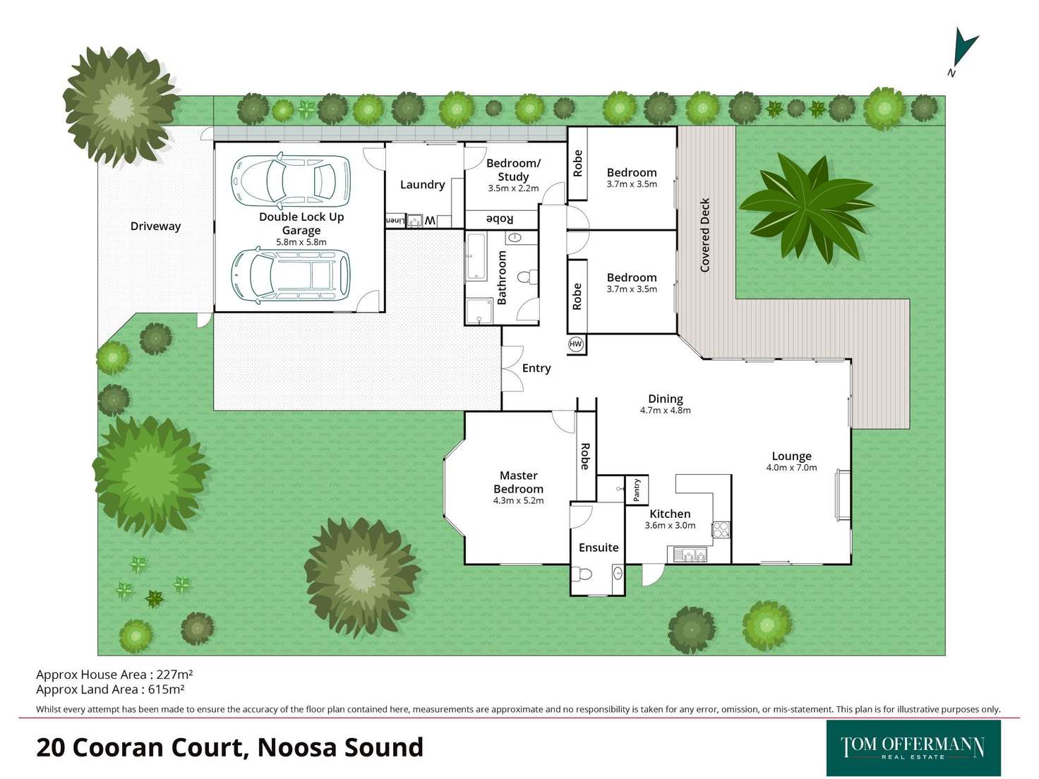 Floorplan of Homely house listing, 20 Cooran Court, Noosa Heads QLD 4567