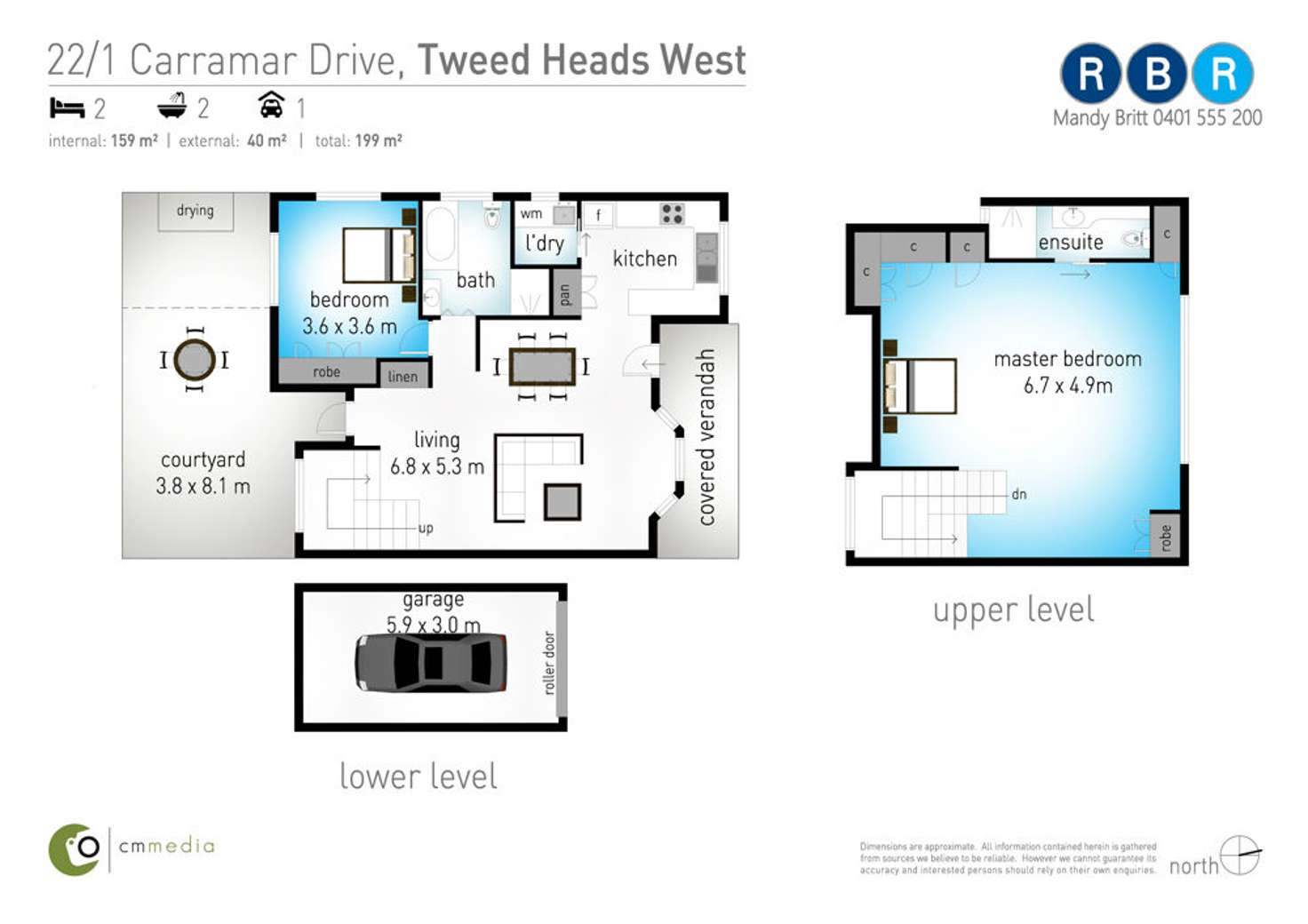 Floorplan of Homely villa listing, 22/1 Carramar Drive, Tweed Heads West NSW 2485