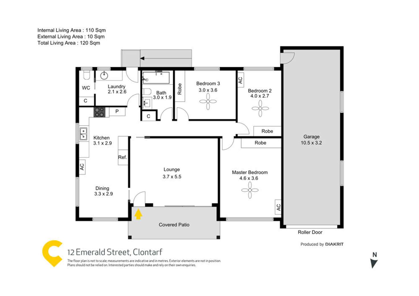 Floorplan of Homely house listing, 12 Emerald Street, Clontarf QLD 4019