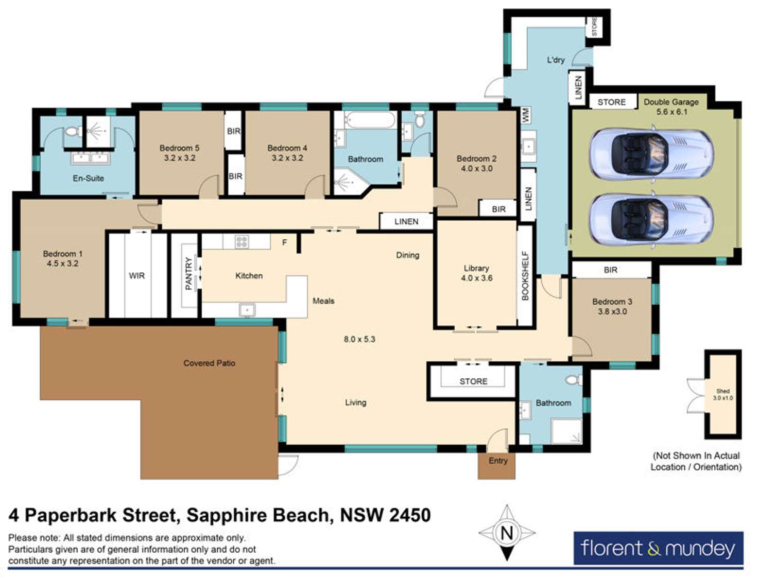 Floorplan of Homely house listing, 4 Paperbark St, Sapphire Beach NSW 2450