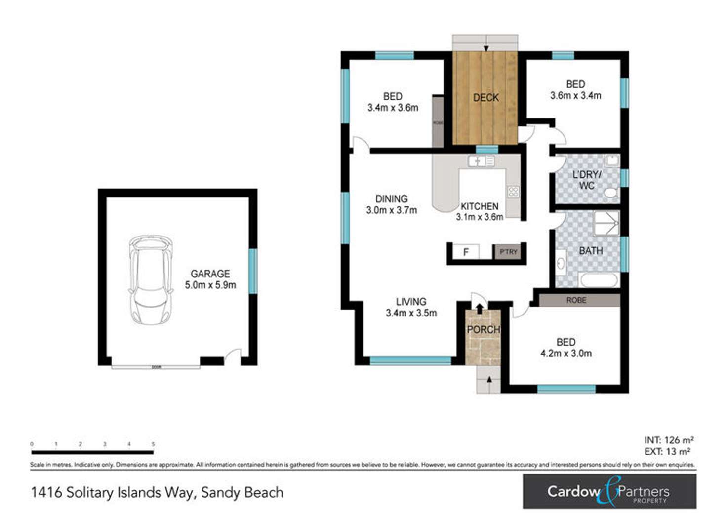 Floorplan of Homely house listing, 1416 Solitary Islands Way, Sandy Beach NSW 2456