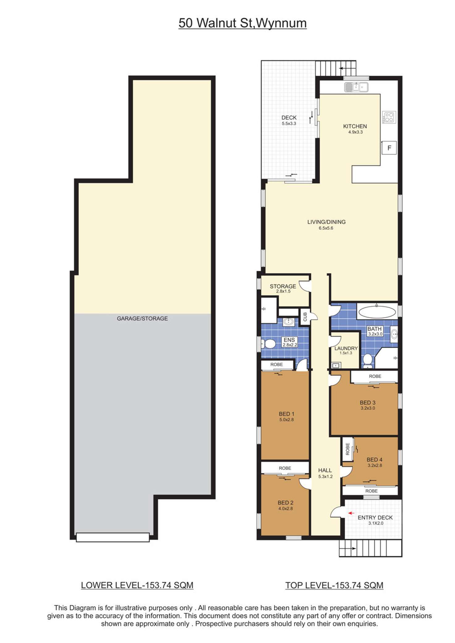Floorplan of Homely house listing, 50 Walnut Street, Wynnum QLD 4178