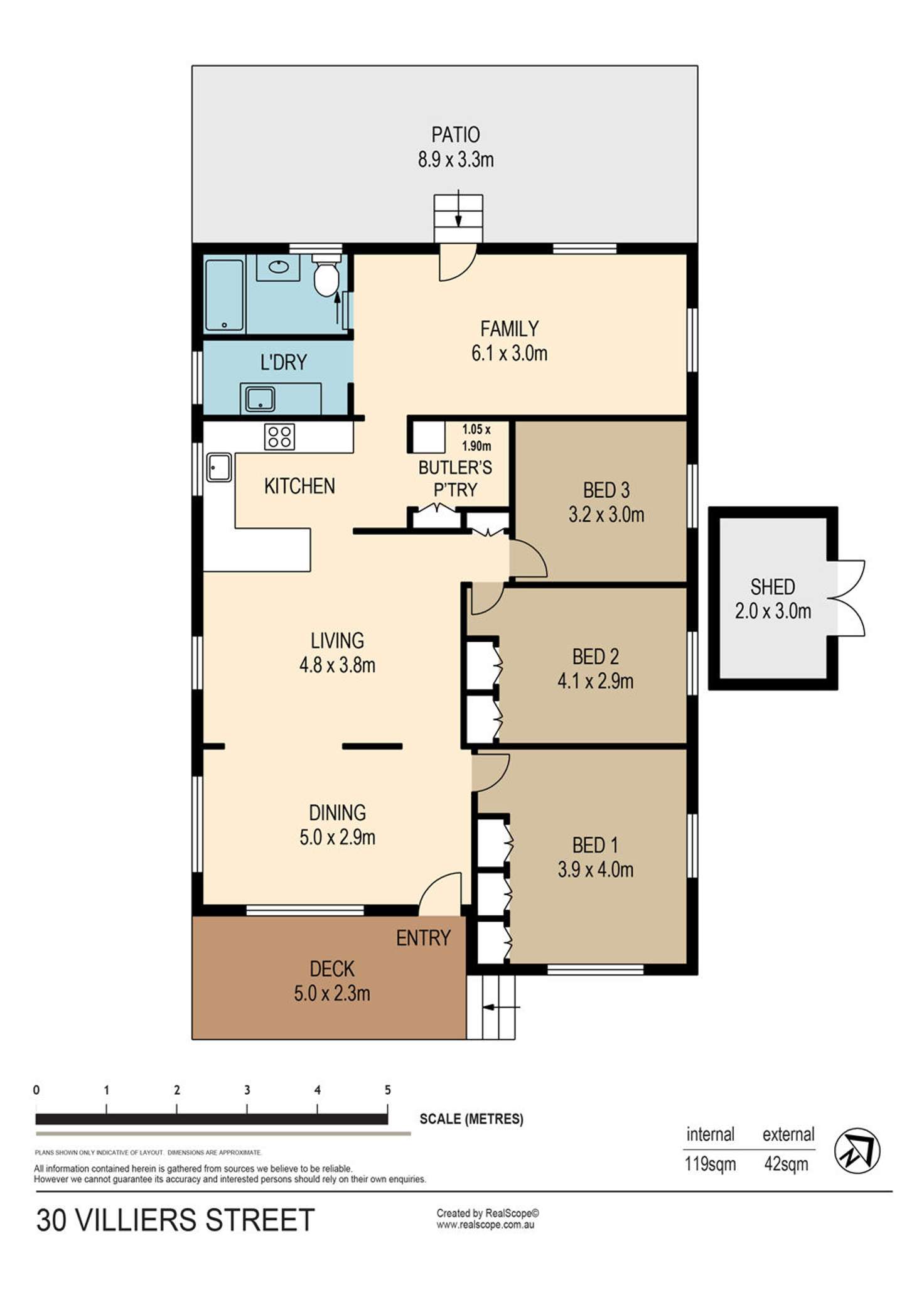 Floorplan of Homely house listing, 30 Villiers Street, Tingalpa QLD 4173