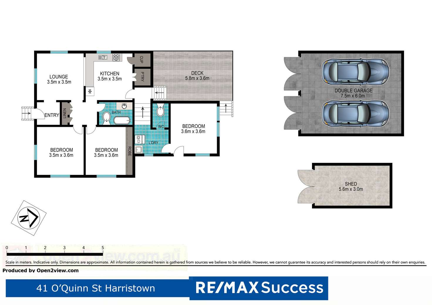 Floorplan of Homely house listing, 41 O'Quinn Street, Harristown QLD 4350